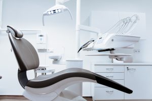 Orthodontist in Glasgow Clinic with dentist chair and specialist machines